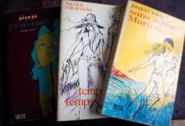 Lot De 3 Livres Romancés Vintage (lot 10) - Bücherpakete