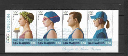 Olympische Spelen 2012 , San Marino - Zegels Postfris - Summer 2012: London