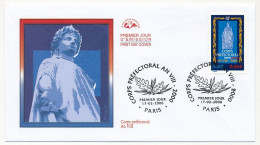 FRANCE - FDC 3,00F/0,46e Corps Préfectoral - Paris - 17/02/2000 - 2000-2009