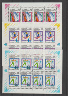 Russia 1992 Albertville Olympic Games - Three Souvenir Sheets MNH/**. Postal Weight Approx 0,099 Kg. Please Read - Winter 1992: Albertville