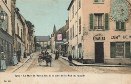 91 - ESSONNE - IGNY - Rue De Versailles Et Le Coin De La Rue Du Moulin - 10449 - Igny