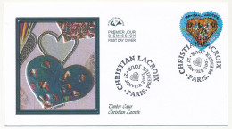 FRANCE - FDC 3,00F/0,46e Coeur Christian Lacroix - Paris - 27 Janvier 2001 - 2000-2009