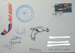 Pli De L'Expédition Au Canada 1980 : Groupe De Recherche En Ecologie Arctique. 4 Signatures Membres Expédition. - Preservar Las Regiones Polares Y Glaciares