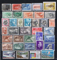 Greece, Griechenland  1930-1969: 36 Stamps Used, 36 Markengestempelt - Verzamelingen