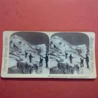 PHOTO STEREO ASCENSION DU MONT BLANC - Stereoscopic