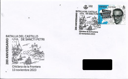 SPAIN. POSTMARK. 200TH ANNIVERSARY OF THE BATTLE OF SANCTI PETRI CASTLE. CHICLANA. 2023 - Andere & Zonder Classificatie