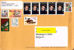 Carmel IN >> Maldegem B 2022 / James Dean - Storia Postale