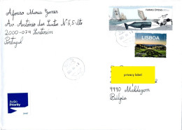 Santarem >> Maldegem 2022 / Baleine Walvis Whale - Storia Postale