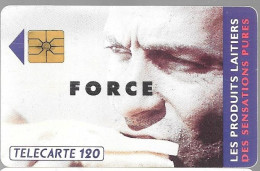 CARTE-PUBLIC-120U-F324-GEMA -2e Logo-02 /93-PRODUITS  LAITIERS-FORCE-Série B0008-Utilisé-TBE - 1993