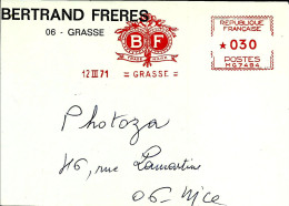 Lettre  EMA Havas Mg 7494 Bertrand Freres  Parfumerie   Metier Commerces 06 Grasse    B/1194 - Fabbriche E Imprese