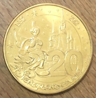 77 DISNEYLAND PARIS N°30 MICKEY 20 ANS 2013 DISNEY MDP MÉDAILLE SOUVENIR MONNAIE DE PARIS JETON MEDALS COINS TOKENS - 2013