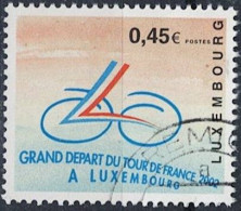 Luxemburg - Start Der Tour De France (MiNr: 1574) 2002 - Gest Used Obl - Used Stamps