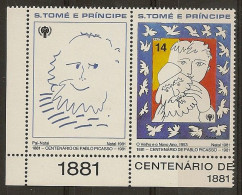 SAO TOME AND PRINCIPE 1981 Picasso, Year Of The Child MNH - UNICEF