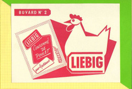 BUVARD  & Blotting Paper :Consommé De  Poulet LIBEIG N° 2 Rouge - Potages & Sauces