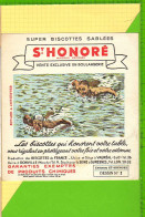 Buvard & Blotter Paper : Biscottes St HONORE Natation  Dessin 2 - Biscottes