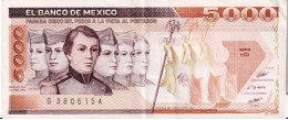 MEXIQUE - 5000 Pesos 1987 - Mexiko