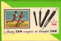 Buvard & Blotter Paper : Le Baton ZAN Le  Sеmі-mаrаthоn - Dulces & Biscochos