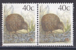 Nouvelle Zélande  1980 - 1989    Y&T  N °  1014  Paire  Oblitéré - Gebraucht