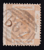 Hong Kong, 1862  Y&T. 2, 8 C. Marrón Claro. - Used Stamps
