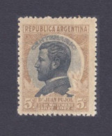 1918 Argentina 218 Dr Juan Pujol - Unused Stamps