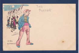 CPA Norwins Satirique Caricature Non Circulé Types Parisiens - Norwins