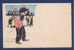 CPA Norwins Satirique Caricature Non Circulé Types Parisiens Montmartre - Norwins