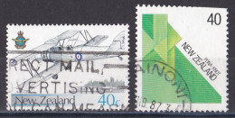 Nouvelle Zélande  1980 - 1989    Y&T  N °  956  970  Oblitéré - Oblitérés