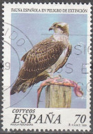 España 1999 Michel 3450 O Cote (2008) 0.40 € Balbuzard Pêcheur Cachet Rond - Oblitérés