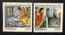 PORTUGAL, Unsed Full Set Of Stamps , « 6º Centenário Da Revolução 1383 »,  « HISTORY », **Mint, 1983 - Neufs