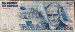 MEXIQUE - 20 000 Pesos 1987 - Mexico
