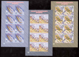 Label  Transnistria 2024 Airplanes Of The Tiraspol Airfield 3Sheets**MNH Imperforated - Fantasy Labels