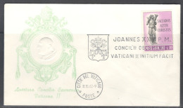 Vatican City.   Councils Opening Of Vatican II.  Pictorial Cancellation On Special Cover. - Cartas & Documentos