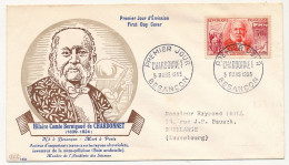 FRANCE => FDC 30F CHARDONNET - Premier Jour BESANCON 5 Mars 1955 - 1950-1959