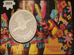 2.5 Euro Gedenkmünze 2024 Malta - Karneval - BU Coincard - Malte