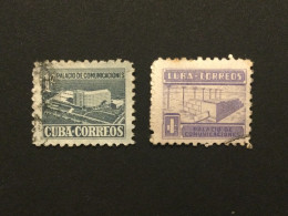 Timbres Cuba. 19951/52 - Palacio De Comunicaciones - Usados