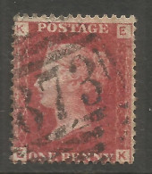 GREAT BRITAIN. QV. PENNY RED. KE. WEYMOUTH DORSET. POSTMARK 873. - Used Stamps