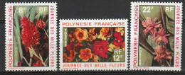 Polynésie Journée Des Mille Fleurs N°83/85 **neuf - Neufs