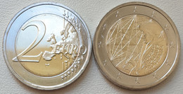 Lithuania 2 Euro 2022 UNC < Erasmus > - Lithuania