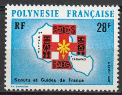Polynésie 2è Rallye Des Scouts Et Guides De France N°91 **neuf - Unused Stamps