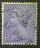 Great Britain, Scott #MH15,used (o), 1967, Machin: Queen Elizabeth II, 1/,light Violet - Machins