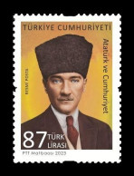 Turkey 2023 Mih. D443 President Mustafa Kemal Ataturk MNH ** - Official Stamps