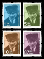 Turkey 2023 Mih. D444/47 President Mustafa Kemal Ataturk MNH ** - Francobolli Di Servizio