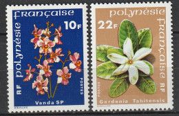 Polynésie Fleurs De Polynésie N°128/129 **neuf - Unused Stamps