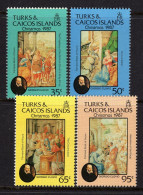 Turks & Caicos Islands 1987 Christmas Set MNH (SG 897-900) - Turks And Caicos