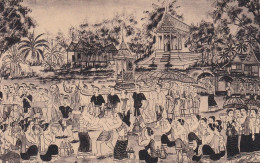 Royaume De LUANG PRABANG - La Fête Du 5ème Mois Laotien - Procession Des Bronzes LAOS Indochine Bouddha Bouddhisme - Laos