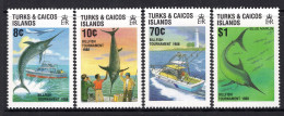 Turks & Caicos Islands 1988 Billfish Tournament Set MNH (SG 930-933) - Turks And Caicos