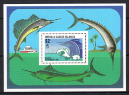 Turks & Caicos Islands 1988 Billfish Tournament MS MNH (SG MS934) - Turks & Caicos (I. Turques Et Caïques)