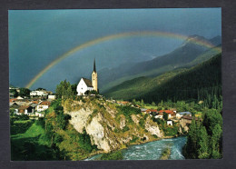 Suisse - SCUOL Engiadina - Die St.Georgskirche Erstmals 1178 Erwahnt Wurde 1258 Durch Brand Zerstort- Arc En Ciel - Scuol