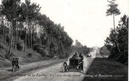 170. Circuit De La Sarthe  -  La Ligne Droite Entre Ardenay Et Bouloire  - CPA - Grand Prix / F1