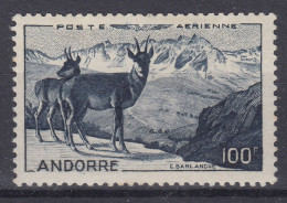 TIMBRE ANDORRE POSTE AERIENNE ISARDS N° 1 NEUF ** GOMME SANS CHARNIERE - COTE 110 € - Luchtpost